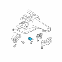 OEM 2004 Dodge Ram 1500 Bracket-Engine Mount Diagram - 52110053AD