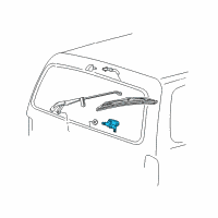 OEM 2000 Ford Excursion Windshield Wiper Motors Diagram - 1C7Z17508AA