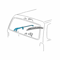 OEM Ford Excursion Rear Arm Diagram - 1C7Z-17526-AA