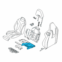 OEM 2020 BMW M8 FOAM PAD, SPORT SEAT Diagram - 52-10-8-067-141