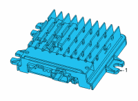 OEM Jeep Grand Wagoneer MODULE-CENTRAL ADAS DECISION Diagram - 4672863AK