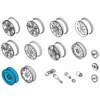 OEM 2013 Ford Mustang Spare Wheel Diagram - 9R3Z-1007-A