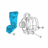 OEM 2016 Ram ProMaster City Bracket-Generator Diagram - 5281237AB