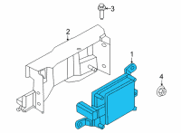 OEM Nissan Frontier SENSOR ASSY DISTANCE Diagram - 28438-5XA2B