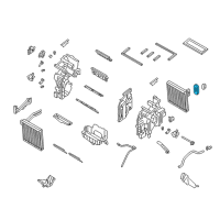 OEM Hyundai Elantra GT Seal-A/C EVAPORATOR Tube To D/P Diagram - 97165-3X000