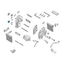 OEM 2011 Kia Optima Temperature Door Actuator Diagram - 971591H050