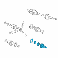 OEM 2017 Chevrolet Spark Outer Joint Diagram - 95394770