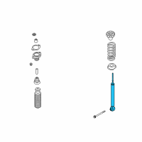 OEM 2004 Infiniti FX45 ABSORBER Kit-Shock, Rear Diagram - 56210-CG725