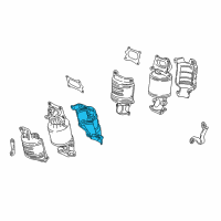 OEM 2020 Honda Pilot Cover A, FR. Primary Converter Diagram - 18120-5J6-A00