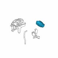 OEM Chrysler Voyager Hose Air Cleaner to T/Body Diagram - 4861415AA