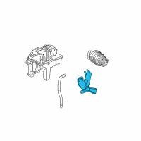 OEM 2003 Dodge Caravan Fresh Air Duct Diagram - 4880445AA