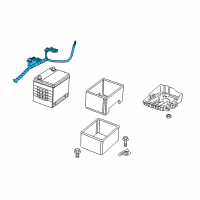 OEM 2011 Dodge Caliber Wiring Battery Diagram - 68058200AB