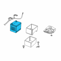 OEM Chrysler 200 *Battery-Storage Diagram - BBL02540AA