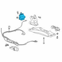 OEM 2018 Chevrolet Camaro Mount-Engine Diagram - 23340400