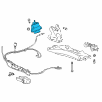 OEM Cadillac Mount-Engine Diagram - 23340400