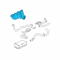 OEM 2004 Chevrolet Silverado 3500 Manifold Diagram - 12601751