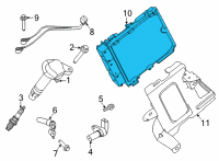 OEM Ford Transit-350 ECM Diagram - LB5Z-12A650-A