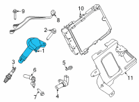 OEM Ford Transit-150 Ignition Coil Diagram - JL3Z-12029-A