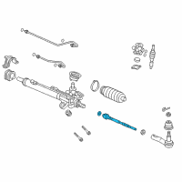 OEM Honda Odyssey Joint Set, Ball (Inner) Diagram - 53010-TK8-A01