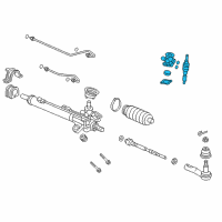 OEM 2012 Honda Odyssey Body Unit, Valve Diagram - 53640-TK8-A01