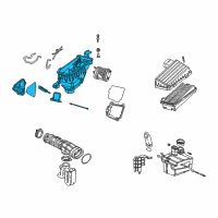 OEM 1999 Acura TL Case Sub-Set, Air Cleaner Diagram - 17245-P8E-A01