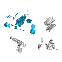 OEM Acura Case Set, Air Cleaner Diagram - 17249-P8E-A02