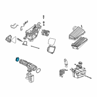 OEM 2010 Honda Civic Clamp, Air Flow Tube (74) Diagram - 17315-P5K-000