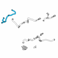 OEM 2015 Ford Focus Water Hose Diagram - CV6Z-18472-J