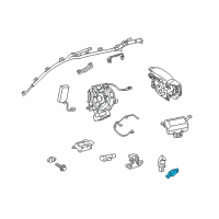 OEM 2009 Toyota Corolla Side Sensor Diagram - 89831-02090