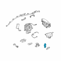 OEM Toyota Corolla Side Sensor Diagram - 89831-02110