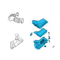 OEM 2020 Ford Mustang Air Cleaner Assembly Diagram - JR3Z-9600-A