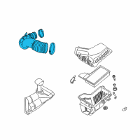 OEM 2017 Ford Mustang Inlet Tube Diagram - FR3Z-9B659-A