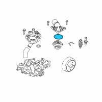 OEM 2004 Ford Ranger Thermostat O-Ring Diagram - -W702041-S300