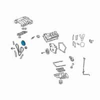 OEM Dodge Magnum SPROCKET-Intake CAMSHAFT Diagram - 4892340AA