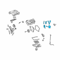 OEM 2007 Chrysler Sebring TENSIONER-Timing Chain Diagram - 5183244AB