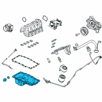 OEM 2020 Ford F-250 Super Duty Oil Pan Diagram - AL3Z-6675-B