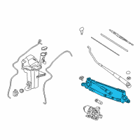 OEM 2020 Kia Rio Linkage Assembly-Windshield Diagram - 98120H9000