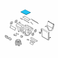 OEM 2018 Lincoln MKX Cabin Air Filter Diagram - DG9Z19N619D