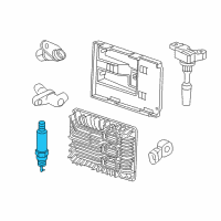 OEM 2015 Cadillac XTS Spark Plug Diagram - 12662396