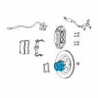 OEM 1997 Dodge Viper Bearing Diagram - 4763182AB