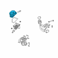 OEM 2009 Pontiac G5 Cover-Air Cleaner Housing Diagram - 15917370