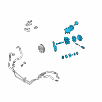 OEM 2001 Toyota 4Runner Power Steering Pump Diagram - 44320-35490