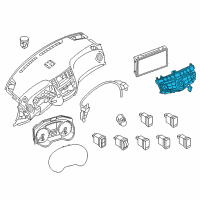 OEM 2013 Infiniti JX35 Switch Assy-Its & Audio Diagram - 28395-3JA0B