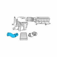 OEM 2006 Dodge Ram 3500 Duct-Ambient Air Diagram - 53032670AD