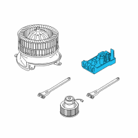 OEM BMW 750Li Blower Regulator Diagram - 64-11-6-934-390