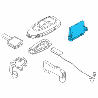 OEM 2014 Ford Focus Antitheft Module Diagram - AV6Z-19G481-F