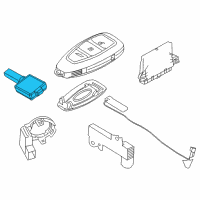 OEM 2011 Ford Fiesta Module Diagram - 6G9Z-15K602-E