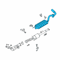 OEM 2019 Ford F-150 Muffler Diagram - JL3Z-5230-L