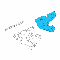 OEM 2006 Cadillac XLR Shield-Exhaust Manifold Heat Diagram - 12567612