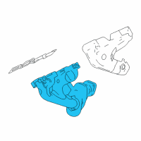 OEM Cadillac XLR Manifold Diagram - 12638979